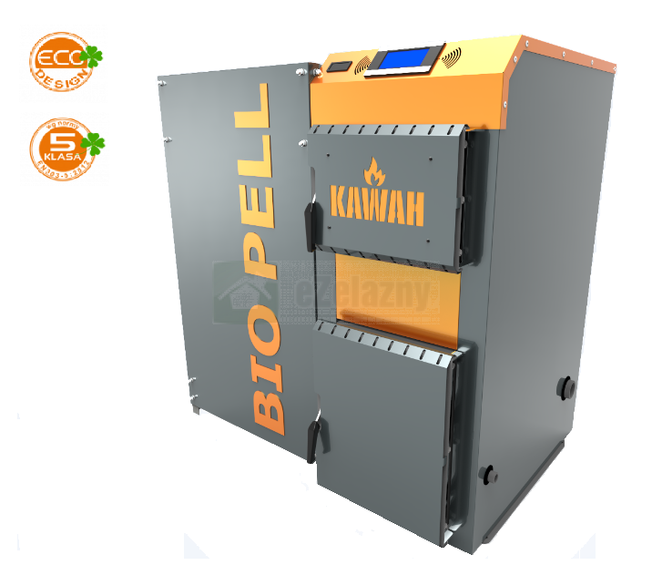 Kocioł Kawah Bio Pell Clover 15 kW – 5 klasa, Ecodesign – zbiornik skręcany ocynk
